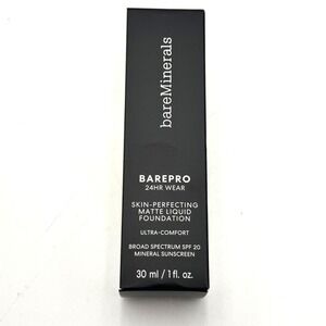 BAREMINERALS Fair 15 Cool BAREPRO 24HR Skin-Perfecting‎ Matte Liquid Foundation